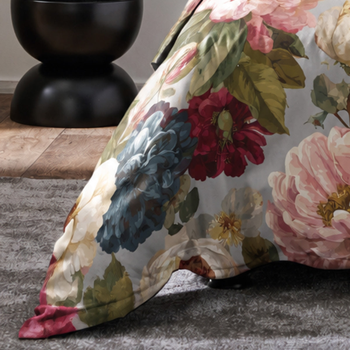 APELT Daphne Bettwäsche Baumwoll-Satin englische Rosen