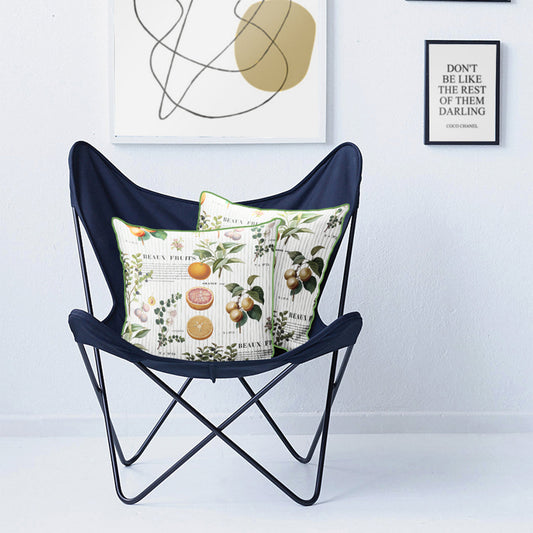 APELT 7699 Kissen Orange Oliven Sommer