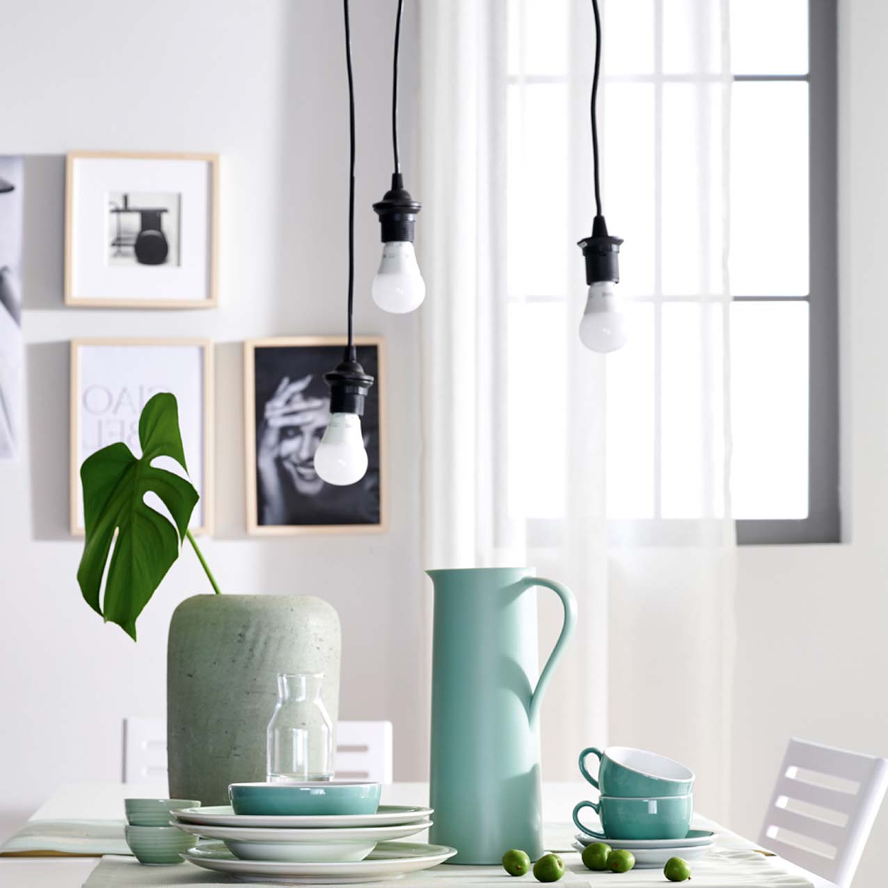 APELT Easy Ösenschal Leinenlook Uni