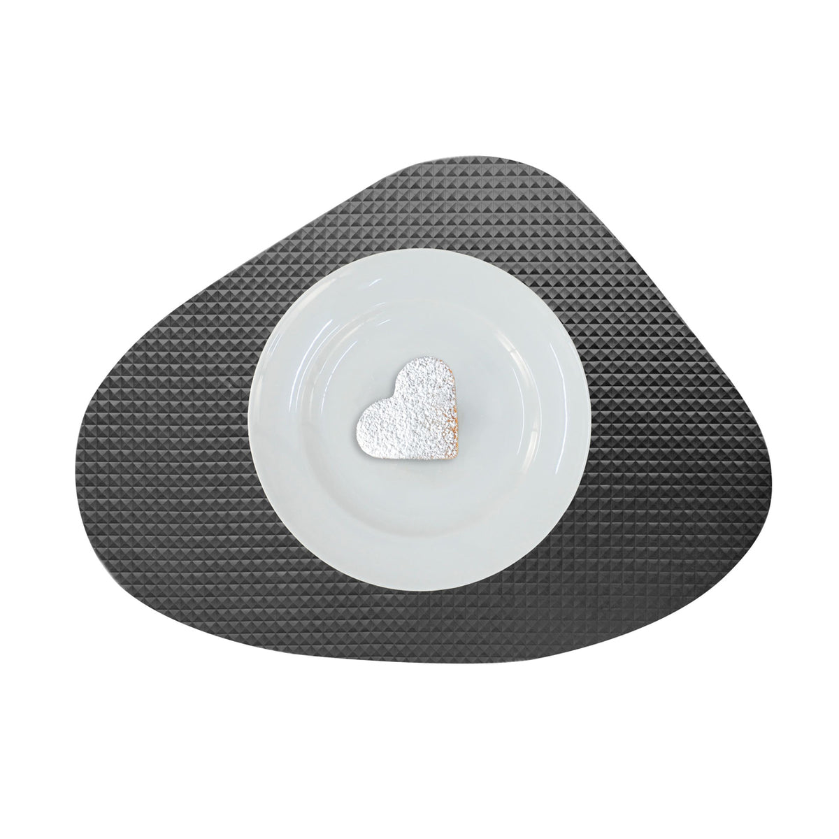 APELT Glam Tischsets cooles neues Material mit grafischer Technostruktur und Fleckschutz