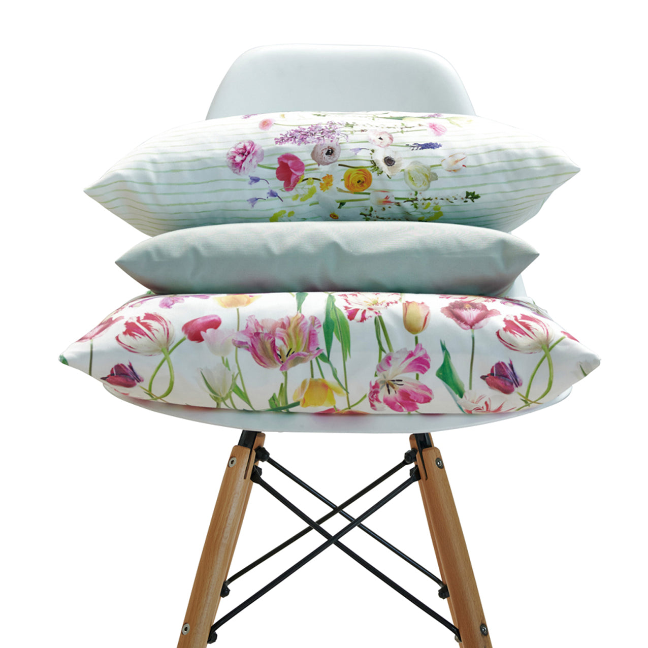 APELT 6449 Kissenbezug Frühjahrsblüte Blumen allover