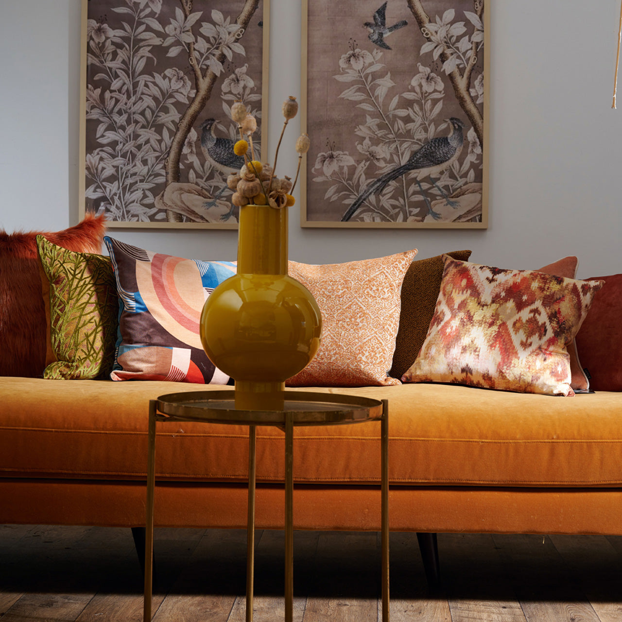 APELT Silva Kissen klassisch aufgefasste all-over Motive