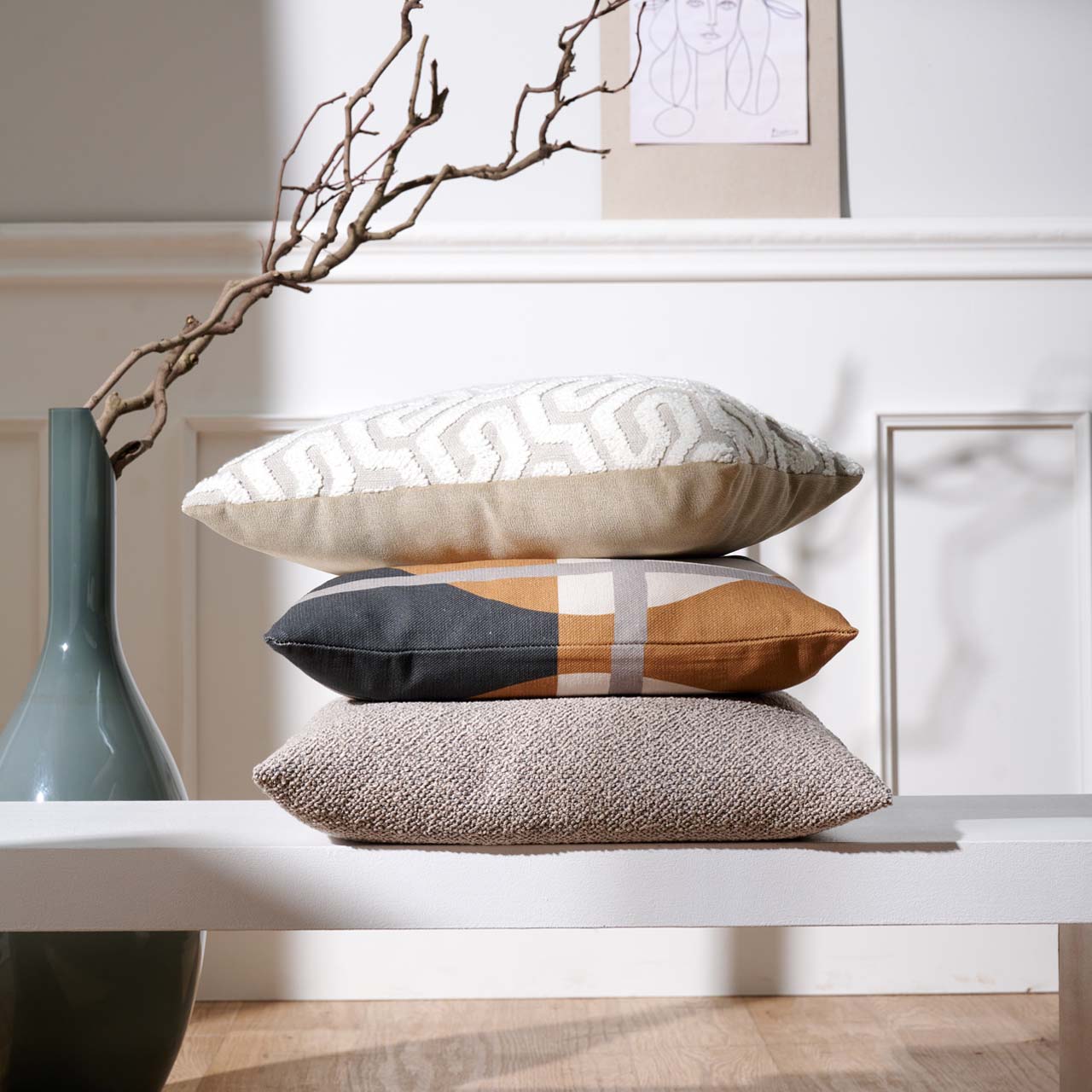 APELT Tony Kissen Boucle Uni