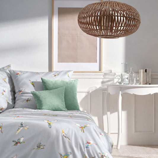 APELT Lola Bettwäsche Baumwoll-Satin Papagei als all over