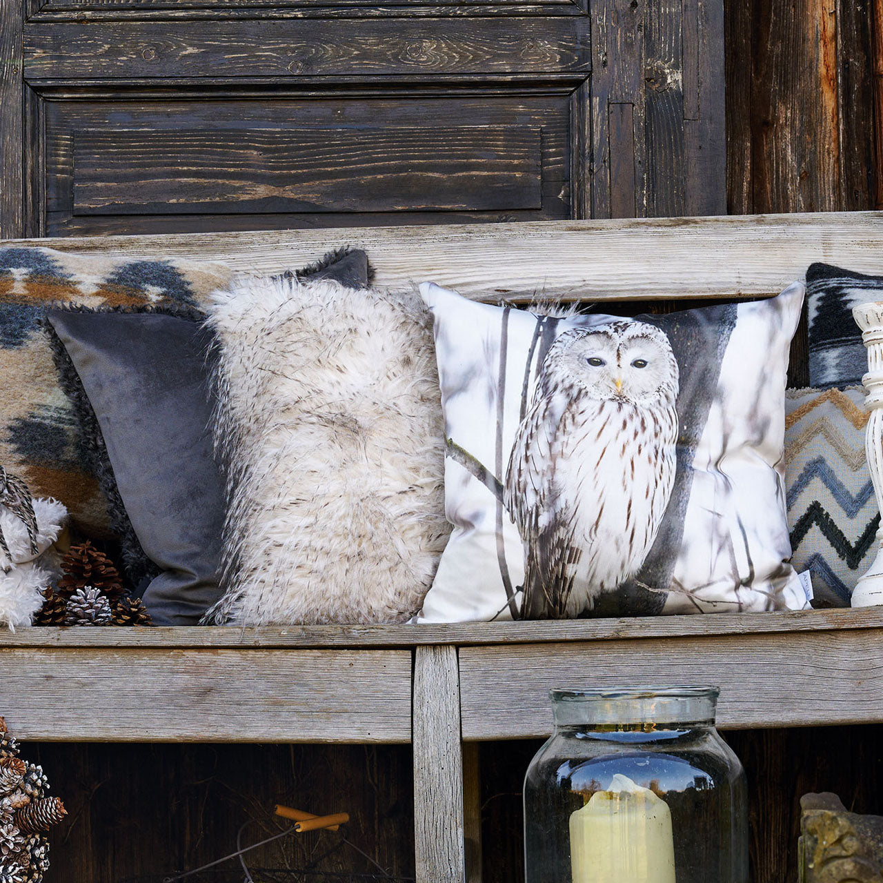 APELT Melina Kissenbezug fake-fur Federoptik