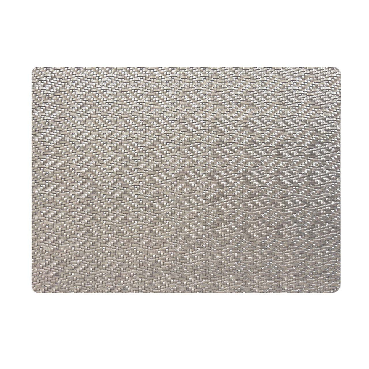 APELT Metallico Tischset cooles neues Material mit grafischer Flechtstruktur