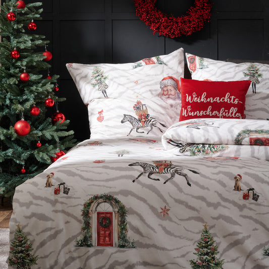 APELT Michel Bettwäsche Flanell Weihnachts- und Wintermotive