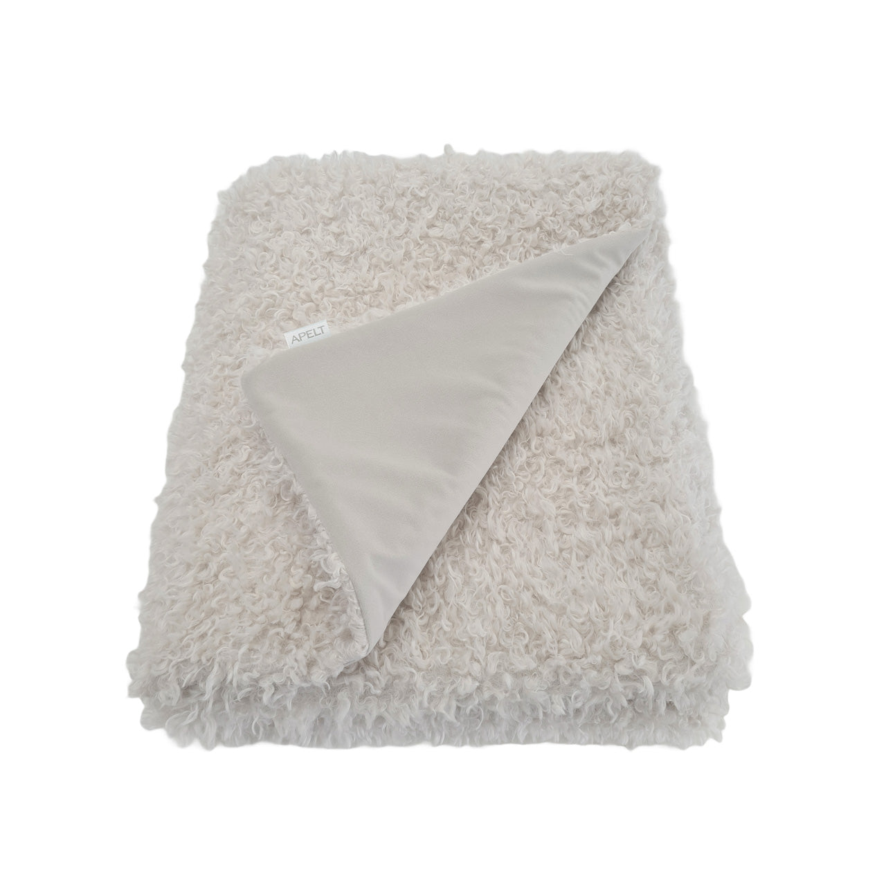 APELT Missouri Plaid fake-fur Wuschelfell