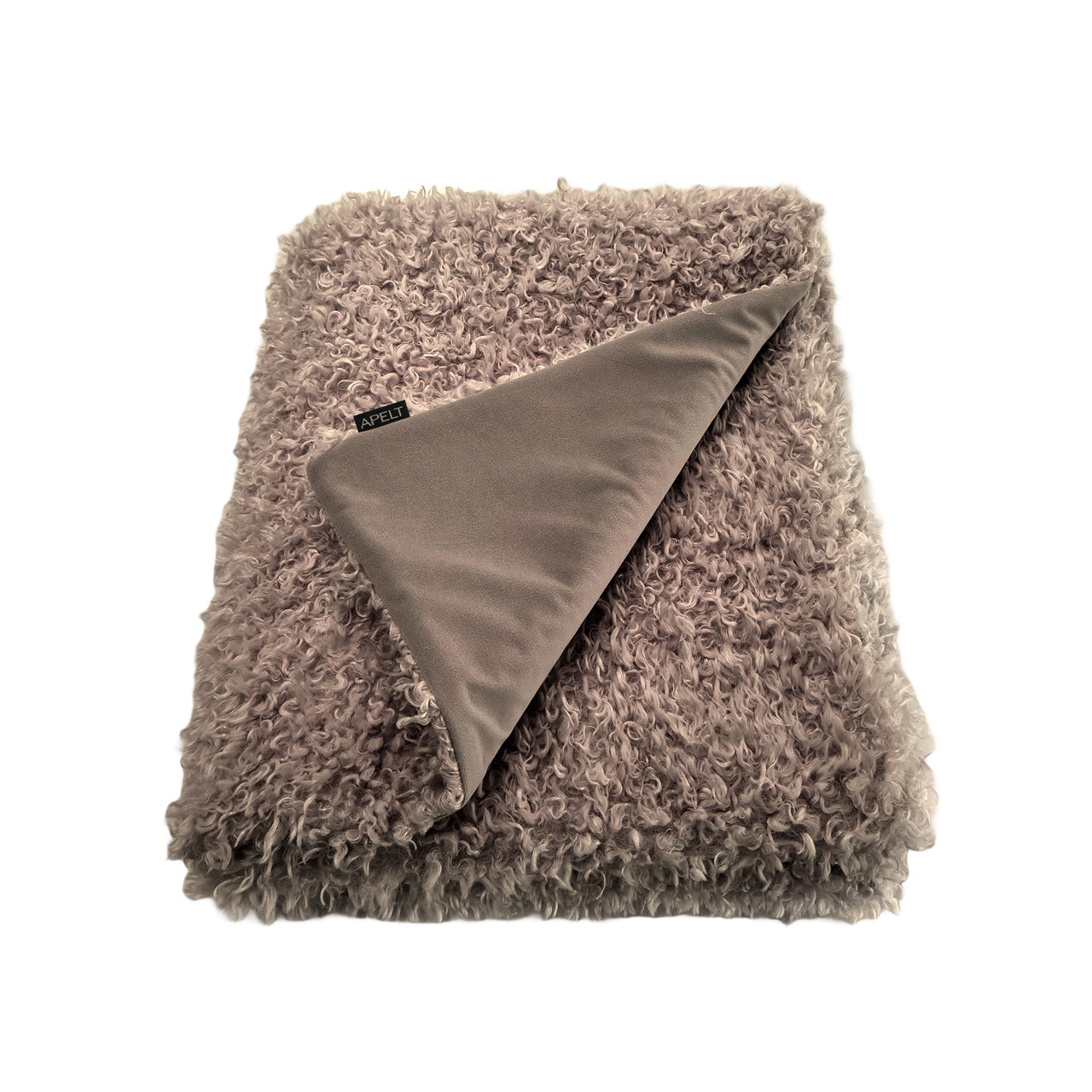 APELT Missouri Plaid fake-fur Wuschelfell