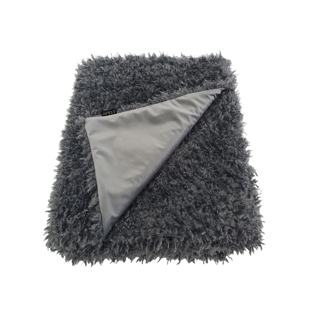 APELT Missouri Plaid fake-fur Wuschelfell