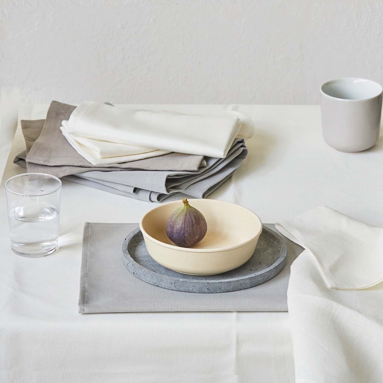 APELT Serviette Klassiker Rips 4362 pflegeleicht