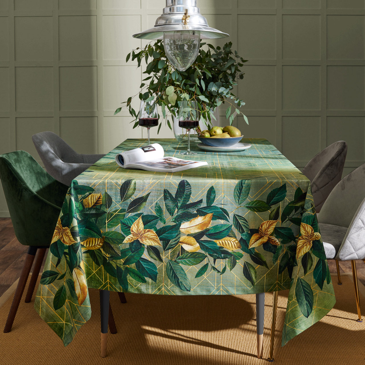 Apelt 1608 Tischläufer Blättermotiv Herbst