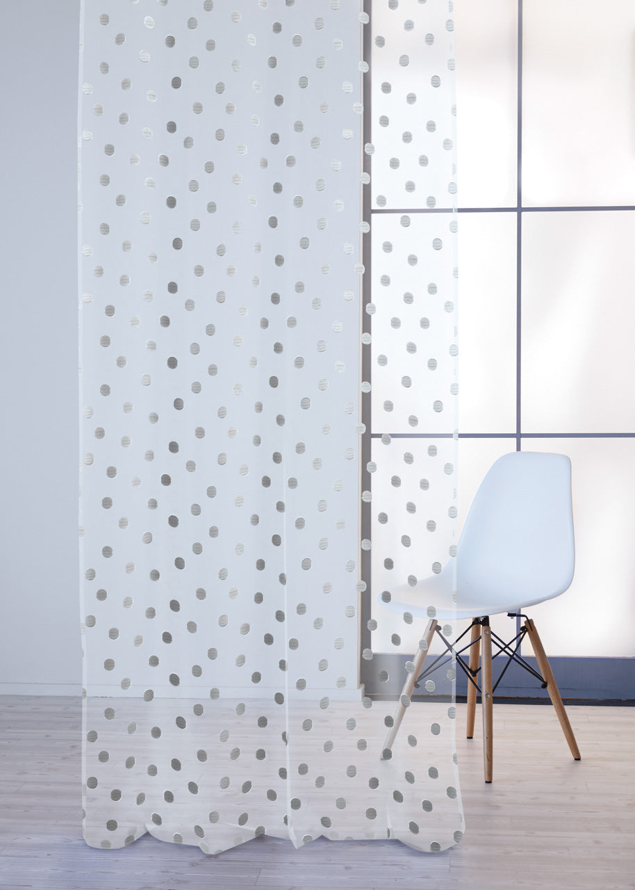 APELT Sevilla Ösenschal  Transparent Scherli Punkte